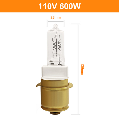 110V de Bol van het 600 Wattshalogeen voor van het het Kwartshalogeen van de Autostaart de Lichte Voortbewegingskoplampen P40s/41
