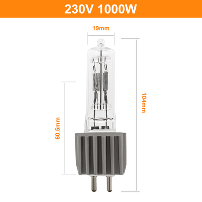 van het het Kwartswolfram van 230V 1000W G9.5 van de het Halogeenbol het Stadiumstudio Compatibel met OSRAM FEP