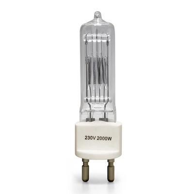 van het het Kwartshalogeen van 230v 2000w G22 de Bolbi Pin Halogen Lamp Explosion Proof