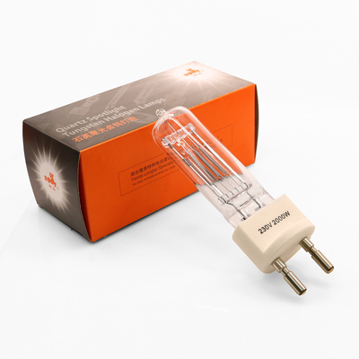 van het het Kwartshalogeen van 230v 2000w G22 de Bolbi Pin Halogen Lamp Explosion Proof