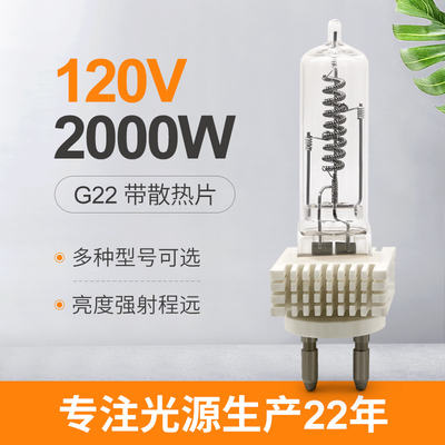 Osram G22 2000w 230v kiest Gebeëindigde het Kwartslamp uit van de Halogeen Gloeilamp