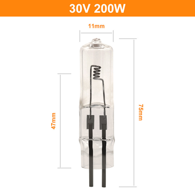 30V Bol van het 200 Wattshalogeen 2 Pin Lighting Display Crystal Lamp 4000lm