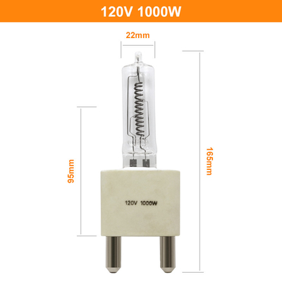 het Kwartsbollen van 120V 1000W Infrarode het Verwarmen Halogeenstadium en Studiolamp G38