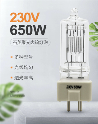 16250lm van het de Bolgy9.5 650W 230V Halogeen van het stadium de Lichte Halogeen van de het Kwartslamp Bol van de het Theaterschijnwerper