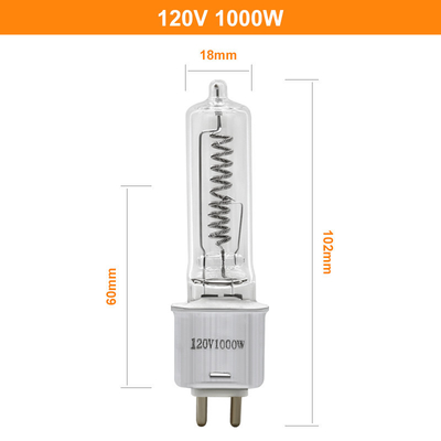het Kwarts Infrarode Heater Replacement Bulbs van 120V 1000W G9.5 101mm Vervanging van Sylvania Osram FEL