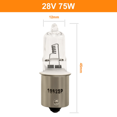 De voortbewegings van de Koplampenbollen 1982SP 28v van het Kwartshalogeen van het het Lage Voltagehalogeen Lamp 75w