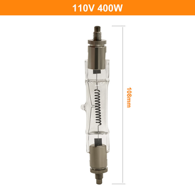 van het het Wolframhalogeen van 110v 400w van de de Boltrein de Gloeilampensfc Basis Met twee uiteinden 108mm