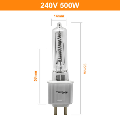 Van de Lamplumen de Hoge G9.5 van het T4500w Kwarts van de het Halogeen Infrarode Hitte Lamp 240v