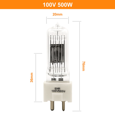 100V 500 van het de Gloeilampeng22 Optische Instrument van het Wattskwarts Bollen van de de Microscooplamp
