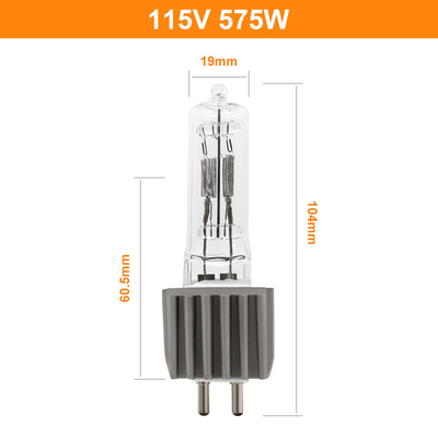het Zilver van Bi Pin Halogen Bulb Stage enz. 115V van 575W G9.5