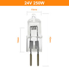 parelt de Lamp van het het Lage Voltagehalogeen van 24V 250W van de de Werktuigmachinechirurgie van Crystal Lamp Pin Bulb Projector het Halogeenbol van Shadowless