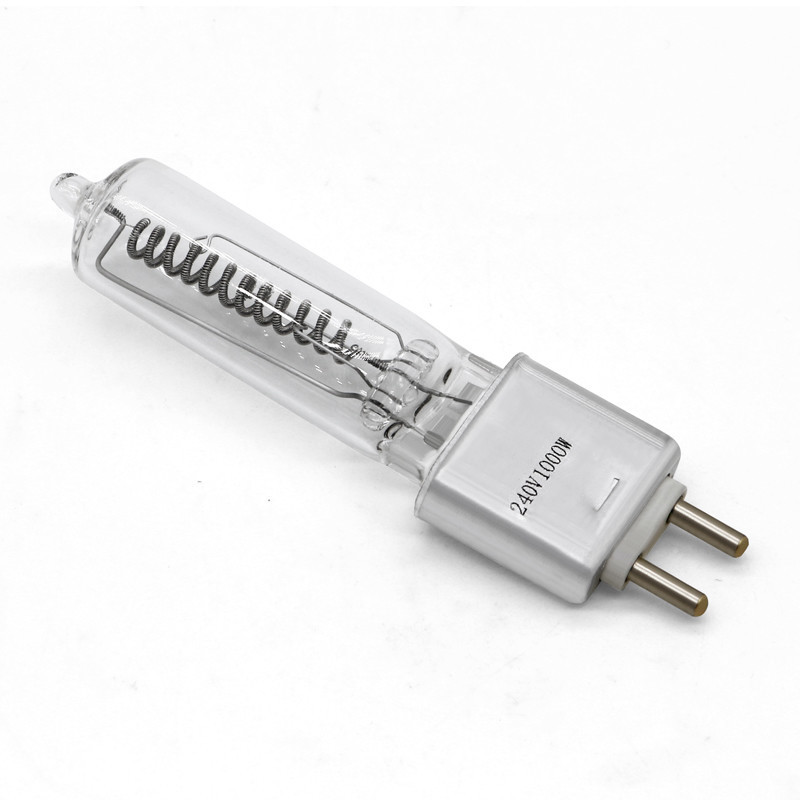 1000w 240v 2 Pin Halogen Bulb Theatre Photo-Projectieg9.5 Basis 3200K