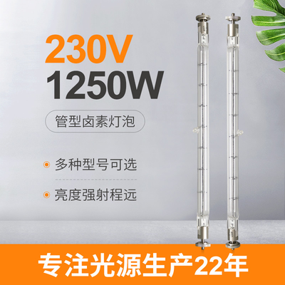 Explosiebestendig het Kwartshalogeen Infrarode Heater Lamps For Adb Alnaco Hf1000 van 230V 1250W