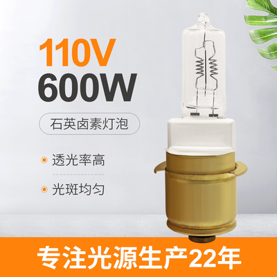 van het Halogeen Gloeilampen van 600W 110v van de Trein de Voortbewegingskoplampen van de de Autostaart Gloeilampen