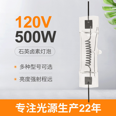 120V van het het Halogeenwerk van de Halogeenbol 500w de Gloeilamp met twee uiteinden